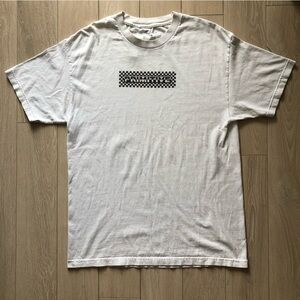 Primitive Skateboarding Black & White Checkerboard Logo T-Shirt